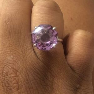 Tiffany and Co Amethyst Sparkler size 7
